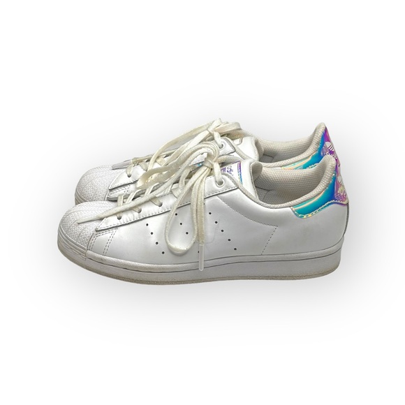 adidas x stan smith ★ Superstar J VS Superstan Sneakers ★ White Iridescent ★ 4.5 - Picture 6 of 16